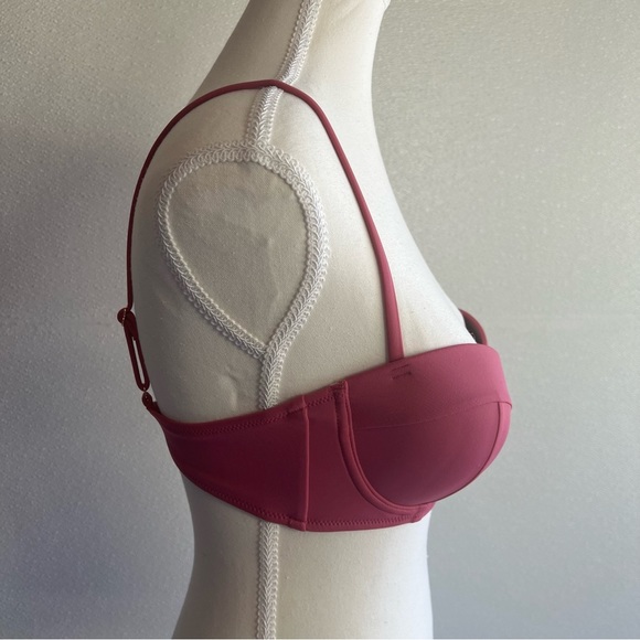 Women's Light Lift Bralette Bikini Top - Shade & Shore Pink 34B - Picture 10 of 17